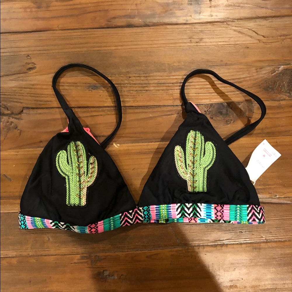 Cactus bathing suit top